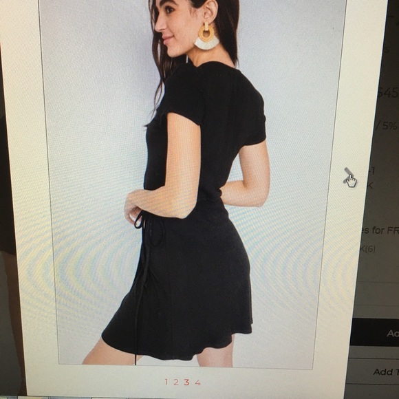 NEW Ribbed Wrap Dress ♥️ NWT - Picture 6 of 8